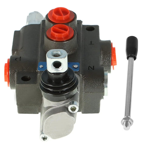 One Spool Hydraulic Directional Control Valve for Tractors, Loaders and Tanks, Double Acting, 11 GPM Flow, with SAE Ports