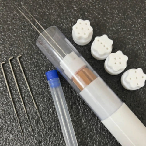 Portable Adjustable Speed Needle Felting Machine Kit With 1 To 7 Needles For Wool Crafting A Handy DIY Felt Tool components