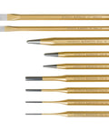 9 Piece Punch And Chisel Set With Two Eight Inch Cold Chisels, Three Center Punches And Four Pin Punches for heavy duty projects