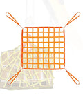 Hanging Lift Net 1.5x1.5M Cargo Mesh Bag With 10cm Mesh And 500kg Load Capacity Rope Lifting Rigging For Construction