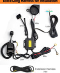 UTV Turn Signal Kit With 110dB Horn Plug And Play Prewired Blinker Kit With Lever Column Switch DC 10-48V 10A Street Legal