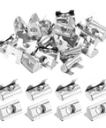 M8 Roll In Spring T Nuts Set 30 Pcs Nickel Plated Carbon Steel For 3030 And 4040 Aluminum Slot Profiles Strong Load Bearing