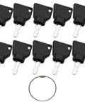 10 Pack Ignition Starter Keys For Heavy Equipment Pros Durable High Precision Cut Keys Resistant To Heat And Corrosion