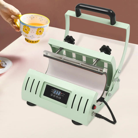 Two In One Tumbler Heat Press For 11 To 30 Ounce Mugs, 500W Dual Mug Press For Sublimation, Adjustable 0 To 400F Temperature And Timer.