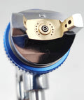 Heavy Duty 206S Pneumatic Paint Spray Gun With 1.7mm Nozzle showing brass nozzle detail for precise atomization and finish.