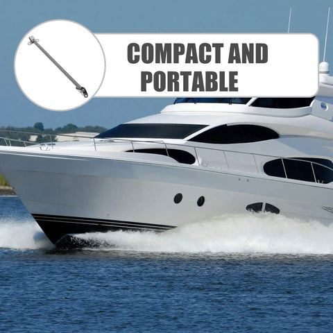 Stainless Steel Hatch Lid Support Spring For Small Boats And Storage Boxes, Beefy Heavy Duty Spring Return Hardware That Keeps Lids Open Securely For Easy Daily Maintenance, Boating, And Marine Deck Locker Use on yacht
