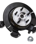 Rear Right Steering Knuckle With Wheel Hub Bearing Assembly For 2006 Through 2010 Ford Explorer Mercury Mountaineer And 2007 Through 2010 Explorer Sport Trac Replacement Direct Fit OE Grade Ready To Roll view of pre-assembled part