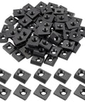 Bulk Pack Of 100 Slide In T Nuts 15 Series Five Sixteenths By Eighteen UNC Threaded Steel T Nuts For Aluminum Extrusion