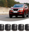 Premium 5pcs Black Rubber Car Bonnet Buffer Hood Stop Bumpers For Nissan Direct Replacement Noise Reduction Washers Kit To Silence Engine Vibration, 5 black rubber hood stops