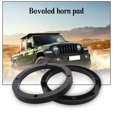 Get Your Sweet Ride Hooked Up With Premium 6.5 Inch Car Speaker Spacer Rings And Mounting Brackets 4 Pack In Sleek Black For A Tight Fit And Knockout Audio Quality