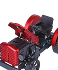 Dope Metal DIY Tractor Engine Kit With Suspension And Lights App Remote Control For STEM And Science Demo Realistic Gear Drive and screw-drive steering front view