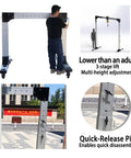 Space Saving Portable Gantry Crane With Fully Adjustable Height And Width Heavy Duty Shop Hoist For Cramped Garages And Workshops Smooth Overhead Lifting For Low Ceilings No Sweat Rig Up with multi-height adjustment feature.