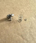 Premium Metal Shutter Replacement Button For Compact Cameras Featuring Smooth Snap Action and a Dead Simple Drop In Install Process.