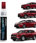 Toyota Touch Up Paint Ruby Flare Pearl 3T3 Kit With 2YD Included next to RAV4, Camry, Corolla models