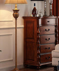 Dark wood dresser with Four Pieces Bail Pull Handles Antique Vintage Hardware For Furniture Cabinets Drawers And Dressers Black Zinc Alloy