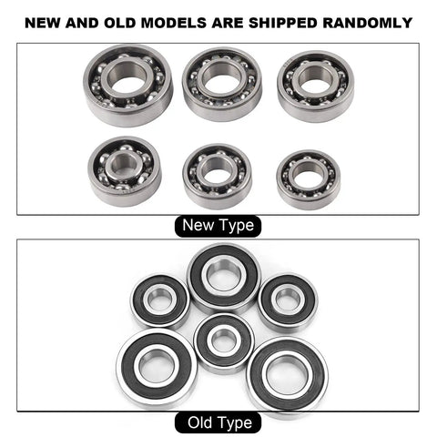Heavy Duty Transmission Bearing Set For GY6 Scooters Straight Swap Rebuild Kit Precision Machined Stainless Steel Gearbox Parts Built Tough For Hassle Free Install And Smooth Reliable Riding