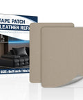 Self Adhesive Leather Repair Patch Tape For Cars Seats And Furniture Heavy Duty Vinyl Patch For Couches And Sofas Waterproof Tear Fix 8 By 11 Inch Sheet Two Pieces Beige Easy Do It Yourself Patch That Sticks Without Heat