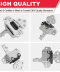 Heavy Duty Engine Mount Bracket Kit With Transmission Mounts For 2.4L Engines Direct Fit Replacement 2015 2017 Chrysler 200 And 2014 2021 Jeep Cherokee Reduces Noise And Vibration For Smoother Idle And Shifts Replaces 68192831AF 68418876AB 68157441AD four-piece set