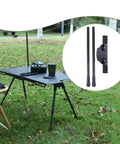 Heavy Duty Folding Table Legs Set Lightweight And Sturdy Metal Supports for camping table in park setting