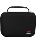 Ultimate Heavy Duty Hard Case For Dymo Rhino 4200 Label Maker built with durable black EVA material and strong carrying handle.