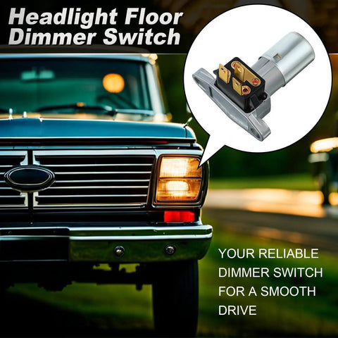Straight Up Headlight Dimmer Switch For Cars And Trucks With Three Terminal Dash Toggle Slides Right In Clean Boosts Night Ride Visibility And Keeps Interior Lighting On Point For Daily Commutes.