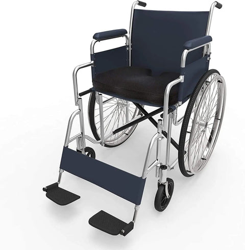 Upgraded Memory Foam Coccyx Cushion For Office Chair And Driving Tailbone Pain Relief Ergonomic Seat Pad With Breathable Cover Sciatica Support on wheelchair.