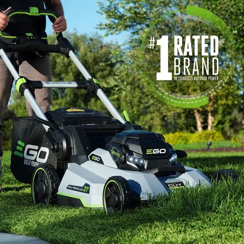 Cordless Self Propelled Electric Lawn Mower With Select Cut Blades And Touch Drive, 56V 7.5Ah ARC Lithium Battery, grass cutting