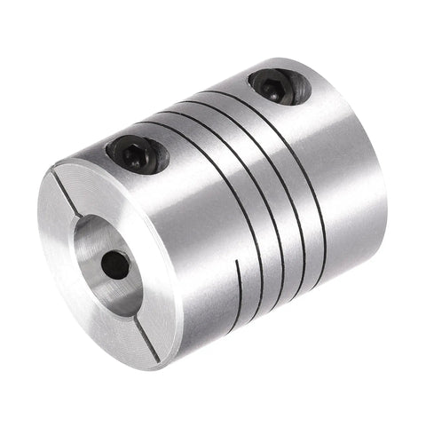 Heavy Duty Zero Backlash Spring Beam Coupler Connects 10Mm To 11Mm Shafts Hella Precise Aluminum Alloy, detailed view.