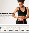 Fresh 4 Pack Skinny Belts For Women Soft Pu Leather thin waist belt with shiny gold buckle on woman measuring waist size.