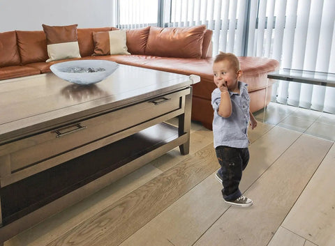 Premium Soft Foam Corner Protectors Grey Four Pack Furniture Edge Guards No Mess Setup And Secure Fit Shock Absorbing Bumpers For Glass Tops Desks And Baby Proof Interiors