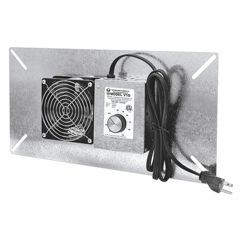 UnderAire Crawlspace Ventilator Fan That Busts Moisture And Mold In Damp Crawl Spaces, 110 CFM, 20 Watt, Adjustable Dehumidistat