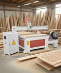 4 Axis CNC Wood Router Machine 1325 With Rotary Axis Beast for 4x8 wood milling and engraving in workshop setting
