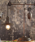 Urban Industrial 29.5 Inch Metal Desk Lamp With Adjustable Arm And Shade Bronze Finish in modern home office setting
