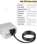 12V Self-Contained Marine Hydraulic Actuator For Jack Plates And Tilt And Trim Systems 5 Inch Stroke Heavy-Duty Replacement Unit