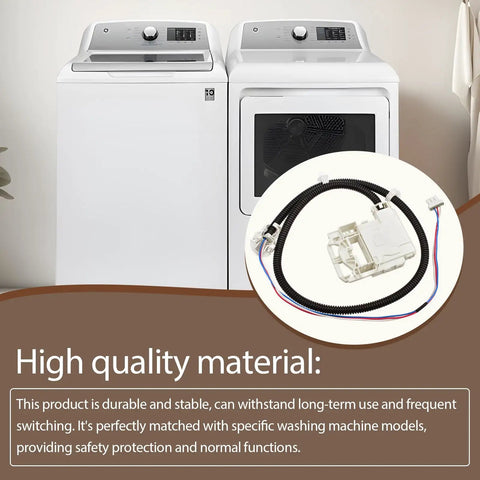 Must Have Washer Lid Lock Switch Replacement Kit For GE Front Load Washers Easy Install Lock Assembly 290D3070P002 Style Compatible With ETW485ASW0WB GTW325ASW0WW GTW385ASW0WS GTW460AMJ1WW GTW220ACK4WW GTW330ASK4WW And More on washer