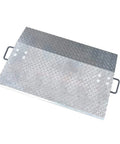 Top Shelf 48 Inch Aluminum Dock Plate 4000 Lb Heavy Duty Loading Ramp With Handles, No Nonsense Treadplate for hand trucks.