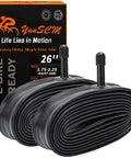 Two Pack Heavy Duty Bike Inner Tubes for 26 Inch Wheels with AV Schrader Valve 32mm, Fits 26x1.75–26x2.25 Tires