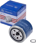 Oil Filter And Gasket Set, 6 Pack, Direct Fit OEM Quality Replacement 2630035505 For Hyundai And Kia Engines, product box and filter visible