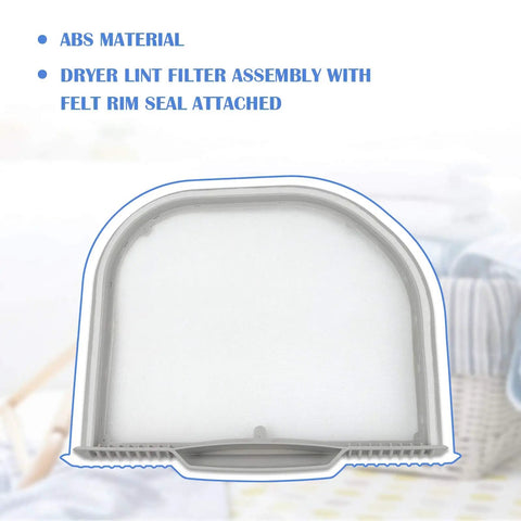 Premium Dryer Lint Filter Replacement 5231EL1001C Durable Screen Fits Common Front Load And Top Load Dryers Works With Replacement Numbers 1668214 PS3527575 AP5248138 EAP3527575 Easy Install