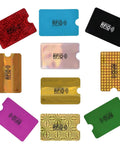RFID Blocking Card Sleeves Set For Women, 10 Pack Credit Card Protectors, colorful designs, Identity Card Shield, wallet accessories