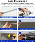 Easy installation instructions for Hella Tough Rock Solid 24 Inch Dishwasher Mounting Kit For Granite And Quartz Countertops.