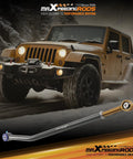 Adjustable Rear Track Bar For Jeep Wrangler TJ 1997 2006, Length Range 31.37 To 34 Inches, Fits 1 To 6 Inch Lift, Replaces Stock Bar, Beef Up Axle Alignment And Slash Lateral Play For Better Handling, tubular steel bar with bushings