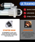 Chevrolet Silverado Tahoe Suburban Starter High Torque V8 4.8L 5.3L 2003-2008 Compatible With Chevy Avalanche Trailblazer Express