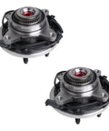 Front Wheel Hub Bearing Assembly 515142 For 2011-2014 Ford Expedition 4WD 6-Lug With ABS Fits Lincoln Navigator And Ford F-150 2011-2012 4x4 Replacement Hub Assembly, showing dual units with ABS sensor.