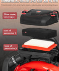 Professional Gas Powered Backpack Leaf Blower With 2 Stroke 63cc Engine Delivers 665 CFM Airflow featuring 2-stage air filter