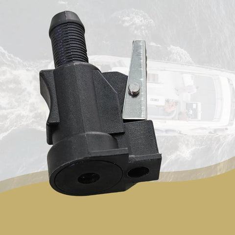 Three Eighths Inch Fuel Line Connector For Outboard Motors Quick Connect Weatherproof Marine Hose Fitting 10mm Tank Side