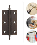 Copper Cabinet Butt Hinges With Smooth Quiet Operation For Kitchen Cabinets And Wardrobes Sturdy Construction With Vintage Craftsman Flair