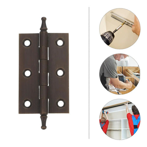 Copper Cabinet Butt Hinges With Smooth Quiet Operation For Kitchen Cabinets And Wardrobes Sturdy Construction With Vintage Craftsman Flair