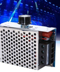 Heavy Duty AC Voltage Regulator 110V 230V 10000W SCR Thyristor Dimmer And Motor Speed Controller with perforated metal casing