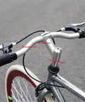 Bike Stem 25.4Mm Clamp To 22.2Mm Quill Aluminum Alloy Gooseneck 160Mm Long Lightweight Rust Resistant Easy Install